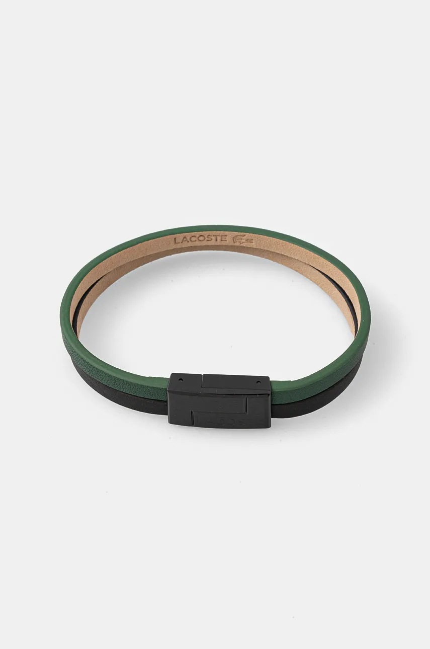 

Кожена гривна Lacoste мъжка 2040074, Черен