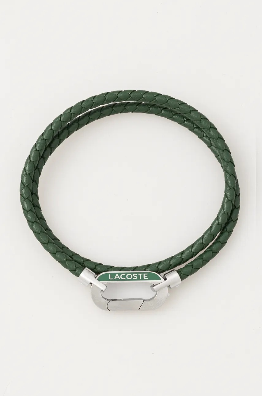 

Кожена гривна Lacoste мъжка 2040111, Зелен