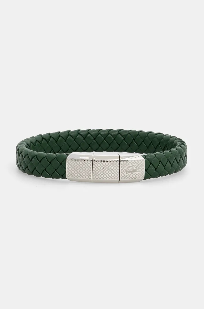 

Кожена гривна Lacoste мъжка 2040284, Зелен