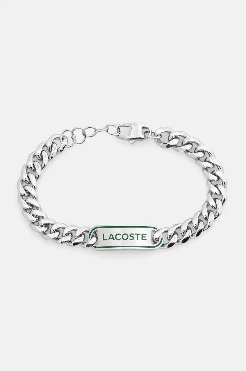 

Гривна Lacoste мъжка 2040224, Сребърен