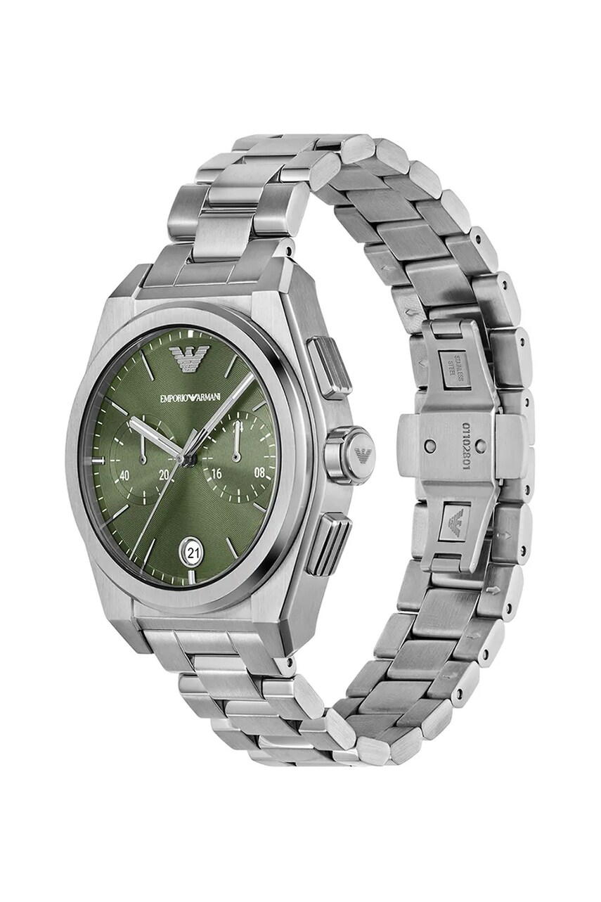 Часы Emporio Armani Federico Chronograph мужские цвет зелёный AR11640 Часы Emporio Armani Federico Chronograph мужские цвет зелёный AR11640