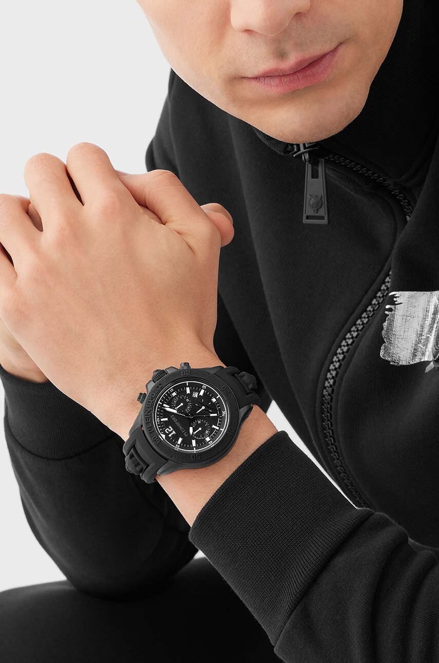 Ρολόι PLEIN SPORT χρώμα: μαύρο, PS6BA1024 φωτογραφία