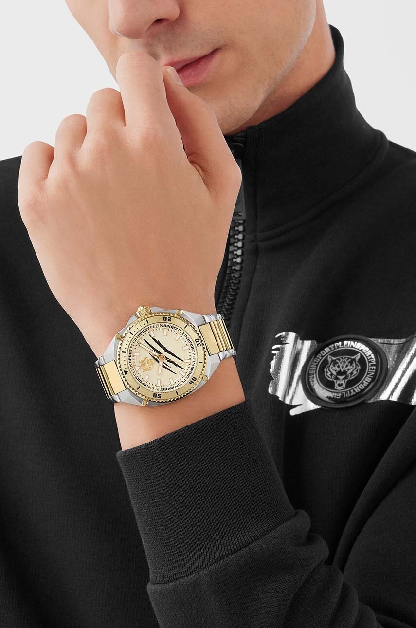 Ρολόι PLEIN SPORT χρώμα: χρυσαφί, PS8BA0824 φωτογραφία