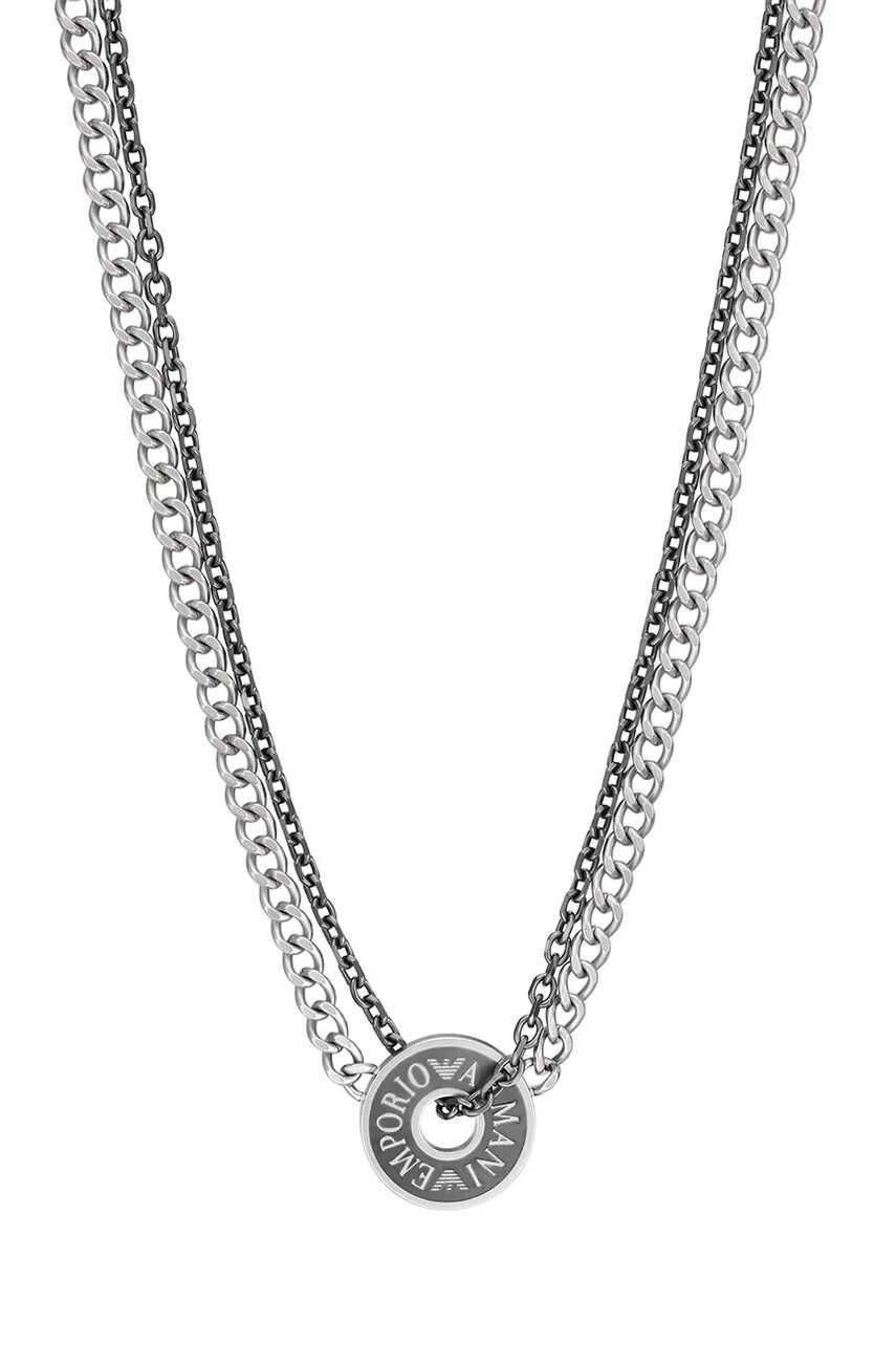 Levně Náhrdelník Emporio Armani pánský, EGS3093040