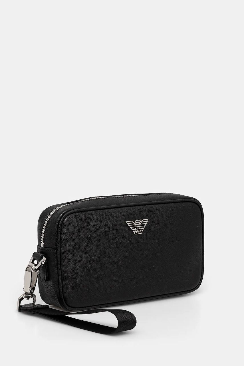 Косметичка Emporio Armani цвет чёрный Y4R356 Y138E Косметичка Emporio Armani цвет чёрный Y4R356 Y138E