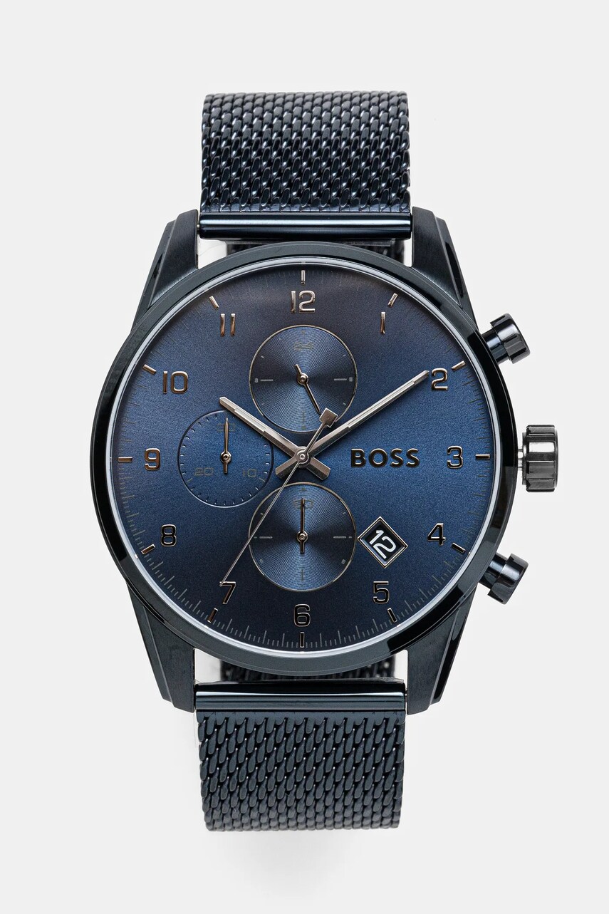 BOSS ceas barbati, culoarea albastru marin, 1513836