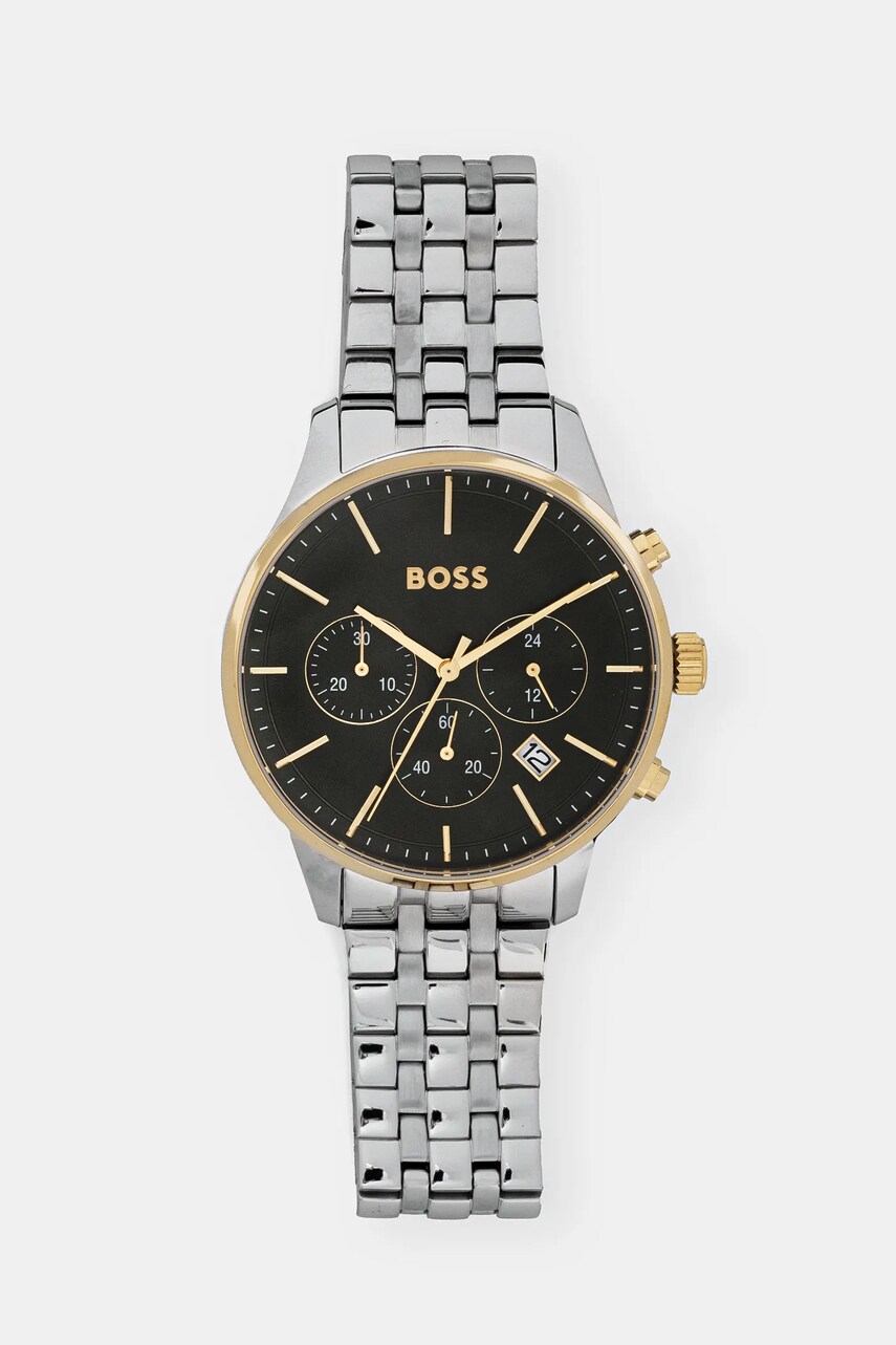 BOSS ceas bărbați, culoarea argintiu, 1514159