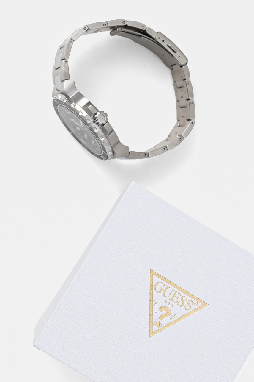 Годинник Guess чоловічий колір срібний GW0426G1 