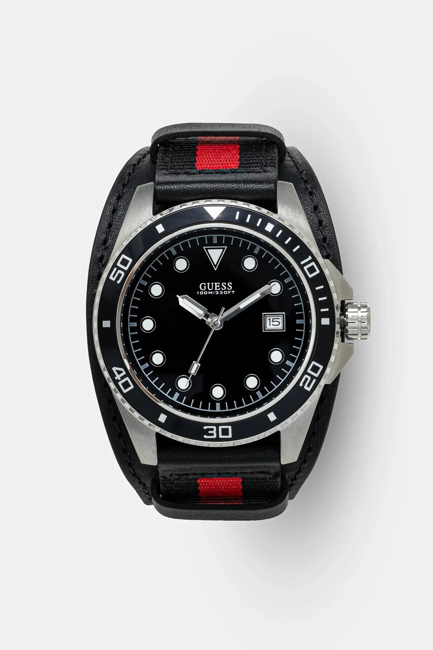 Levně Hodinky Guess černá barva, W1051G1