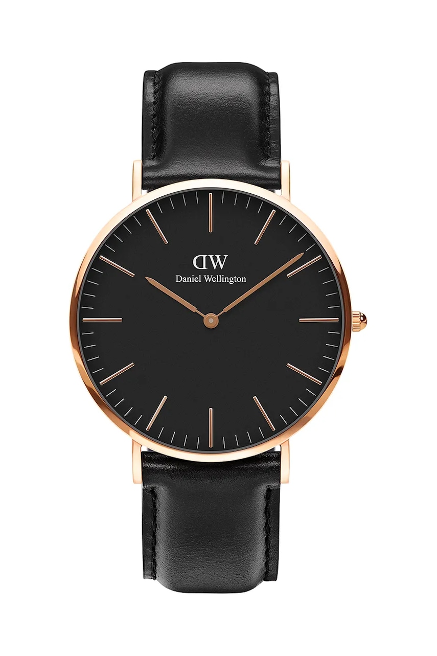 Daniel Wellington ceas bărbați, culoarea negru, DW00100127