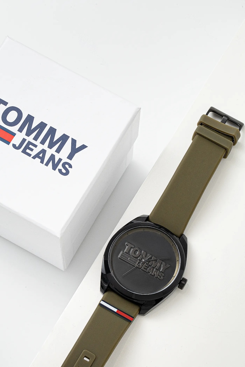 Часы Tommy Jeans мужские цвет зелёный 1791930 Часы Tommy Jeans мужские цвет зелёный 1791930
