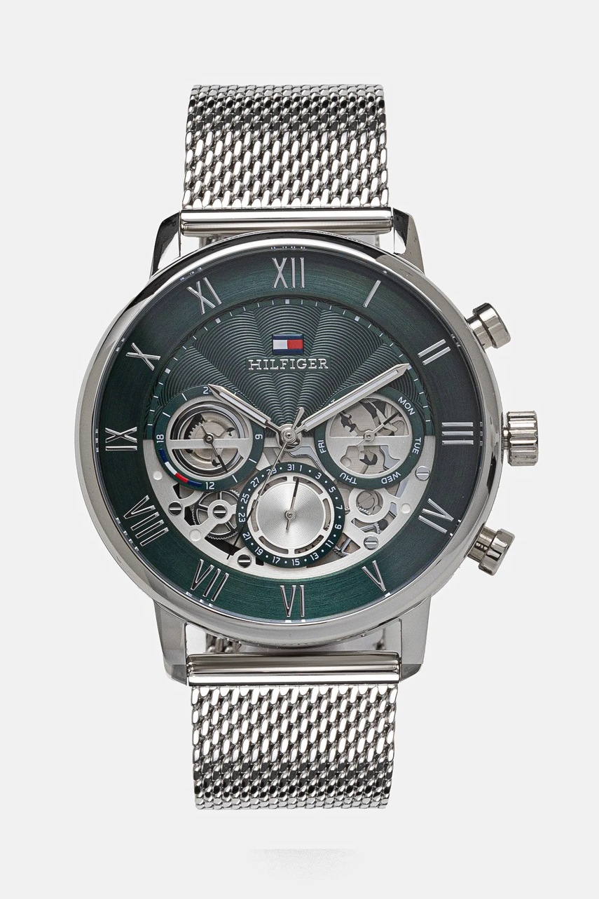 

Часовник Tommy Hilfiger мъжки в сребристо 1710567, Сребърен