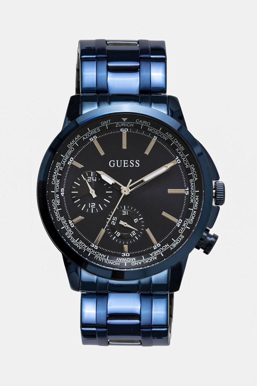 Levně Hodinky Guess tmavomodrá barva, GW0490G4