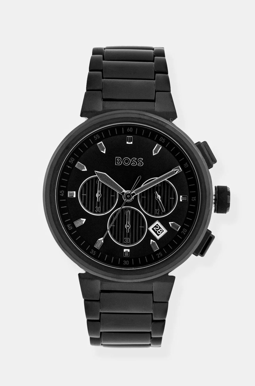 Hugo Boss ceas bărbați, culoarea negru, 1514001