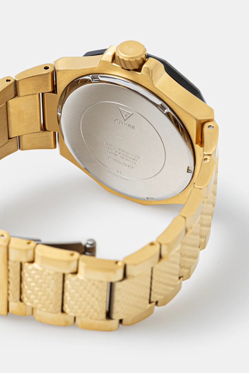 Ρολόι Guess χρώμα: χρυσαφί, GW0636G2 φωτογραφία