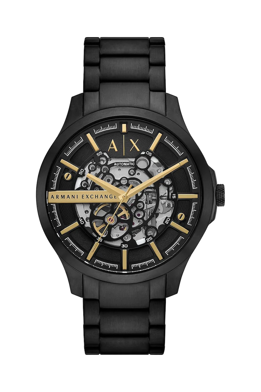 Armani Exchange ceas HAMPTON barbati, culoarea negru, AX2463