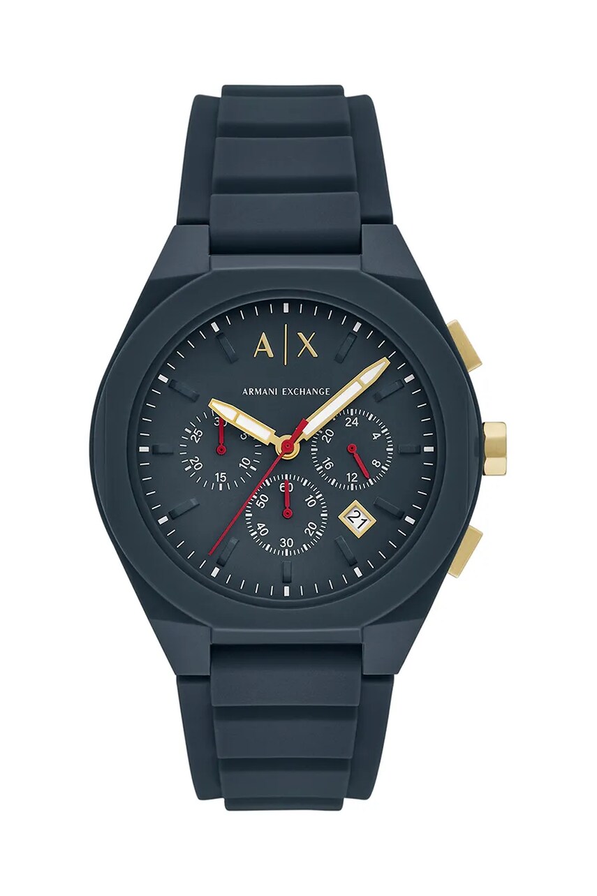 Levně Hodinky Armani Exchange RAFAEL černá barva, AX4168