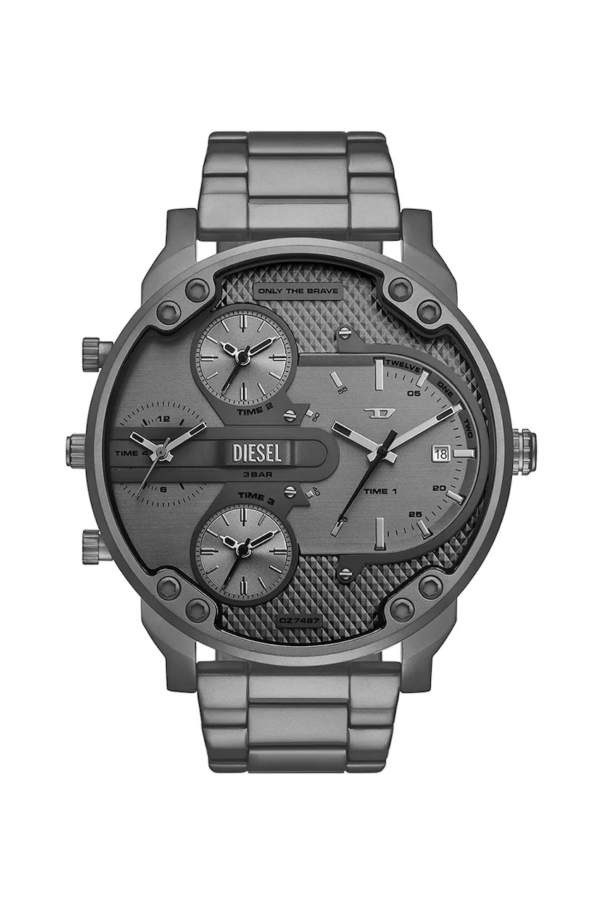 Diesel ceas MR. DADDY barbati, culoarea gri, DZ7487 Diesel ceas MR. DADDY barbati, culoarea gri, DZ7487