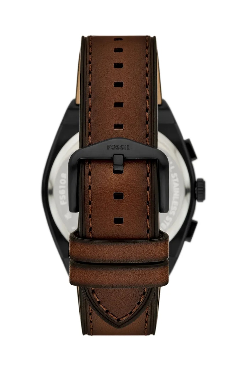 Часы Fossil EVERETT мужские цвет коричневый FS6108 Часы Fossil EVERETT мужские цвет коричневый FS6108