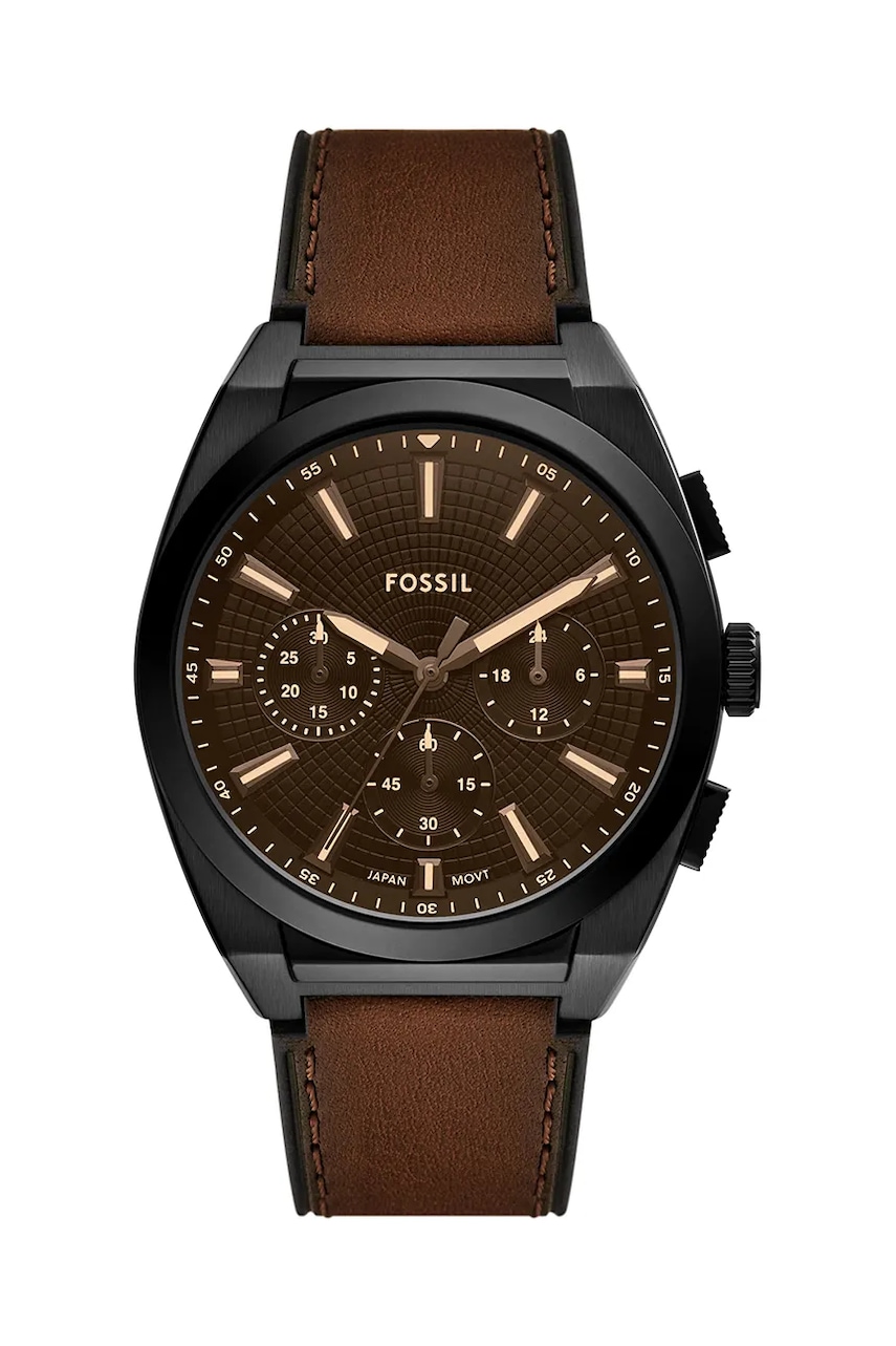 Fossil ceas EVERETT barbati, culoarea maro, FS6108