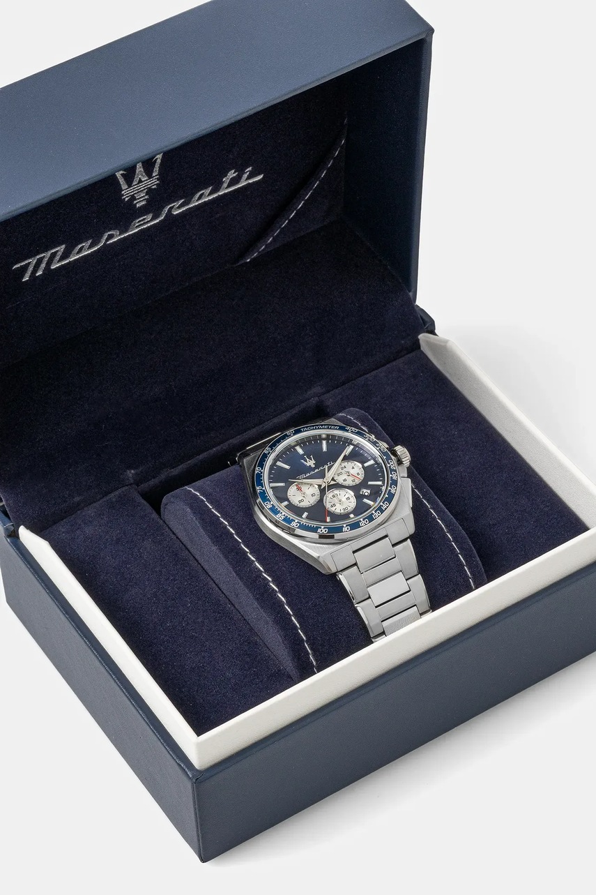 Ρολόι Maserati χρώμα: ασημί, R8873652005 φωτογραφία