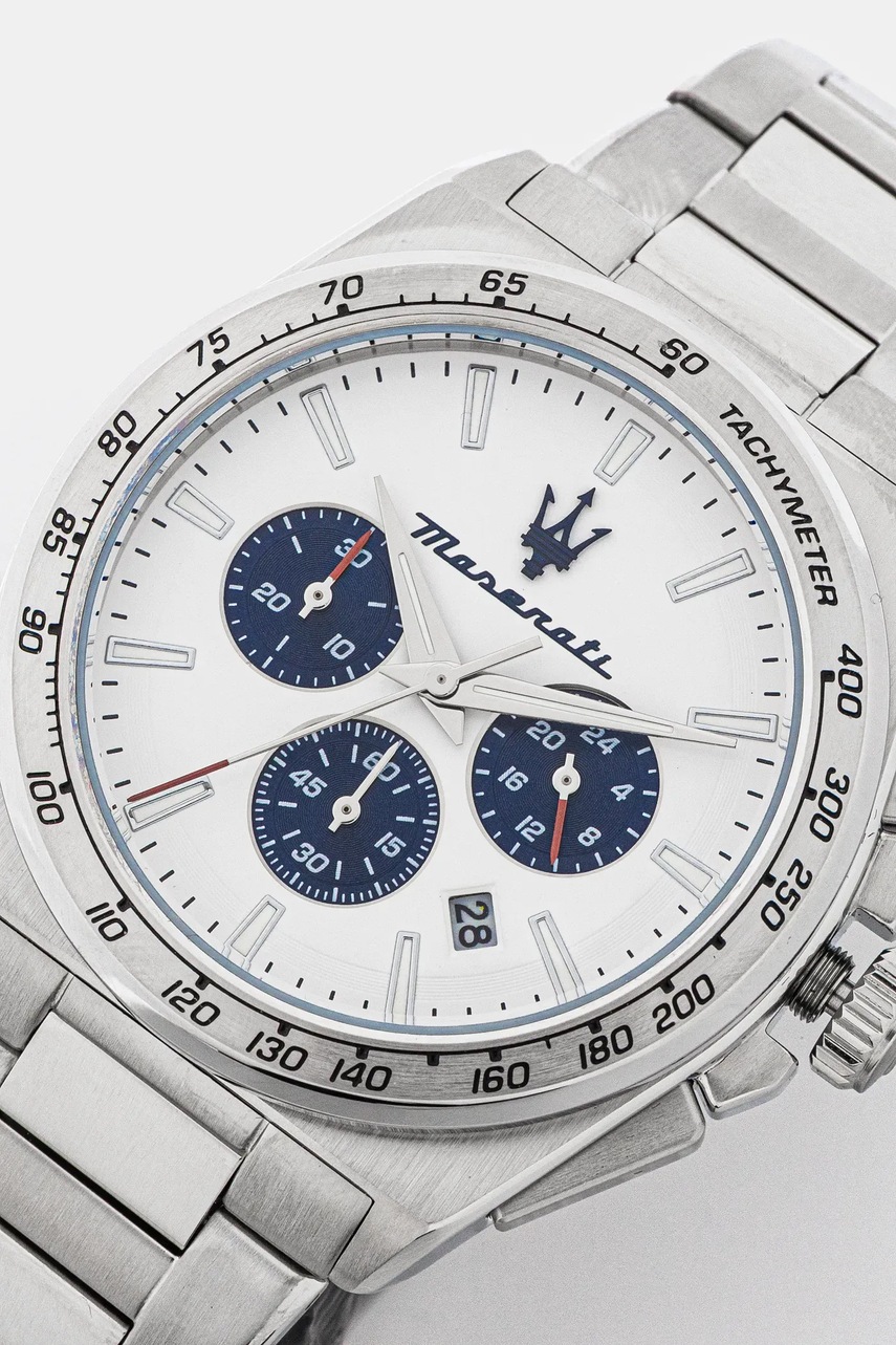 Ρολόι Maserati χρώμα: ασημί, R8873652007 φωτογραφία