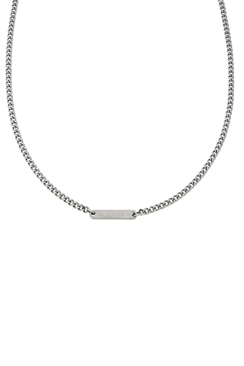 Levně Náhrdelník Emporio Armani pánský, EGS3188040