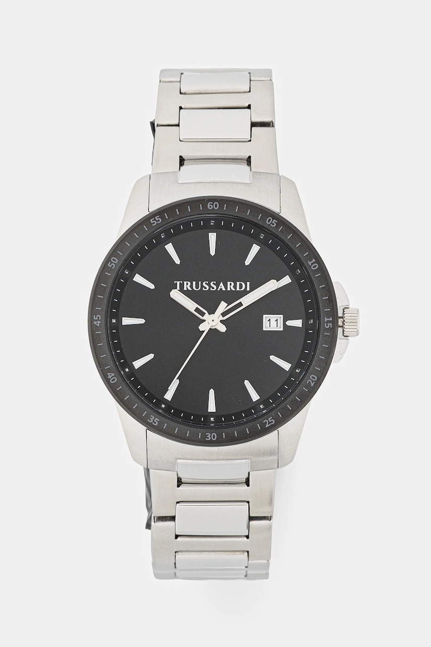 Trussardi ceas T-HAWK culoarea argintiu, R2453153006