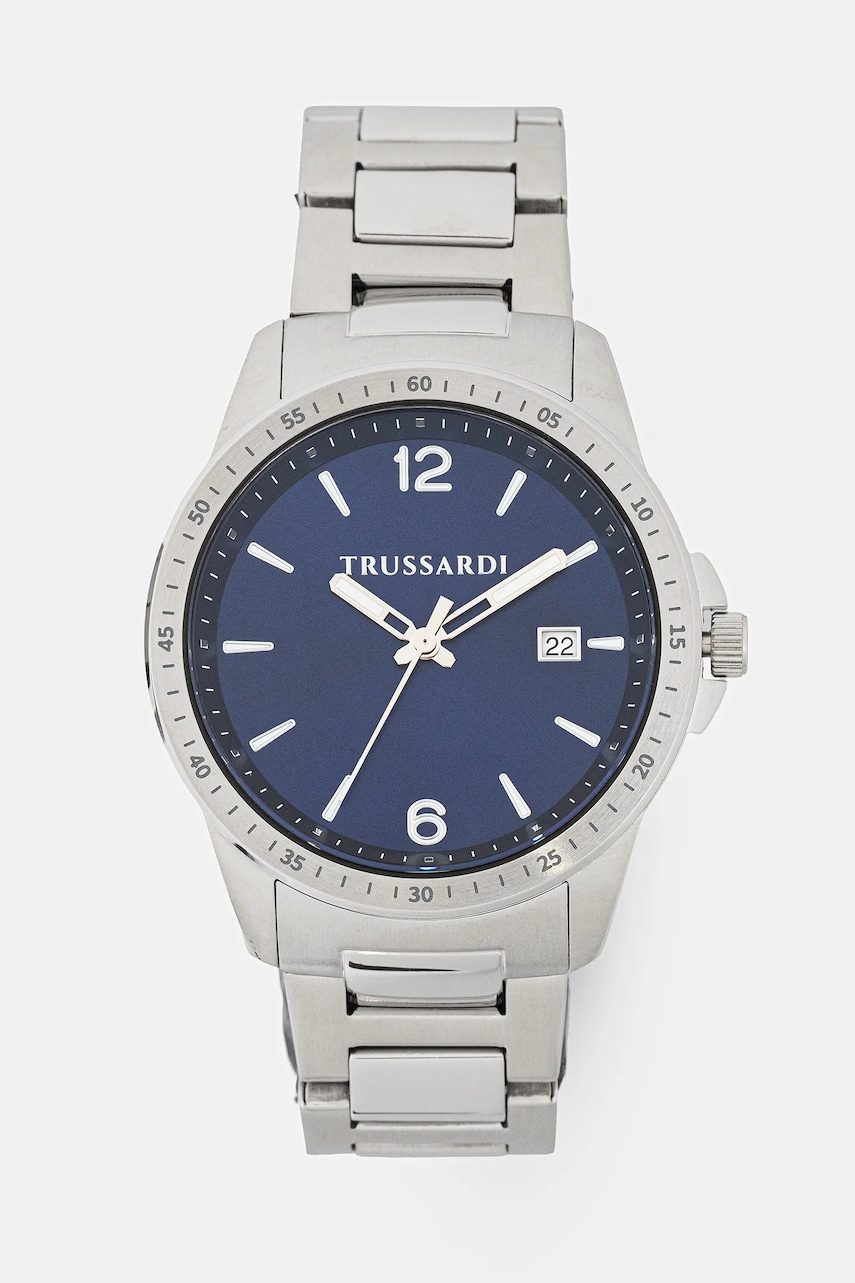 Trussardi ceas T-HAWK culoarea argintiu, R2453153008