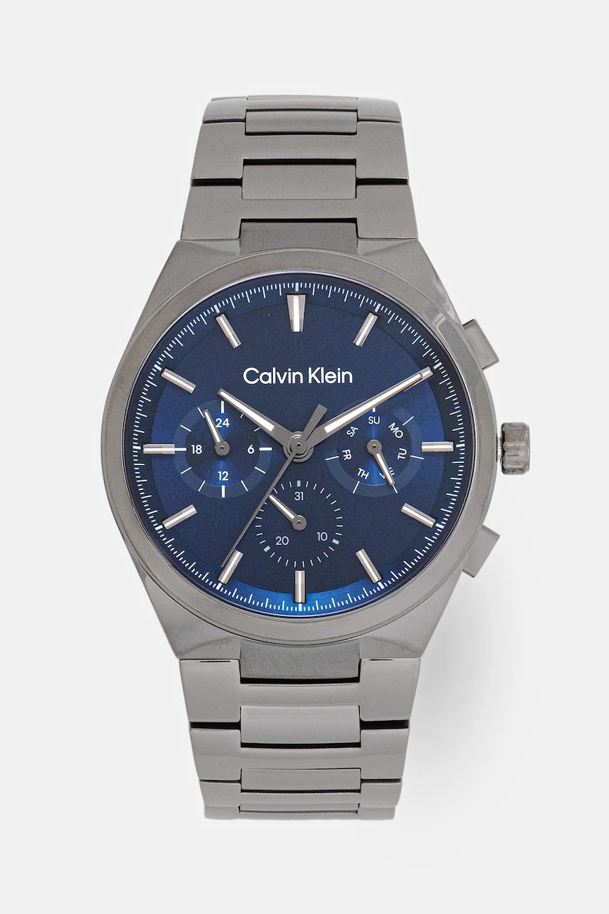 Levně Hodinky Calvin Klein pánské, stříbrná barva, 25200443