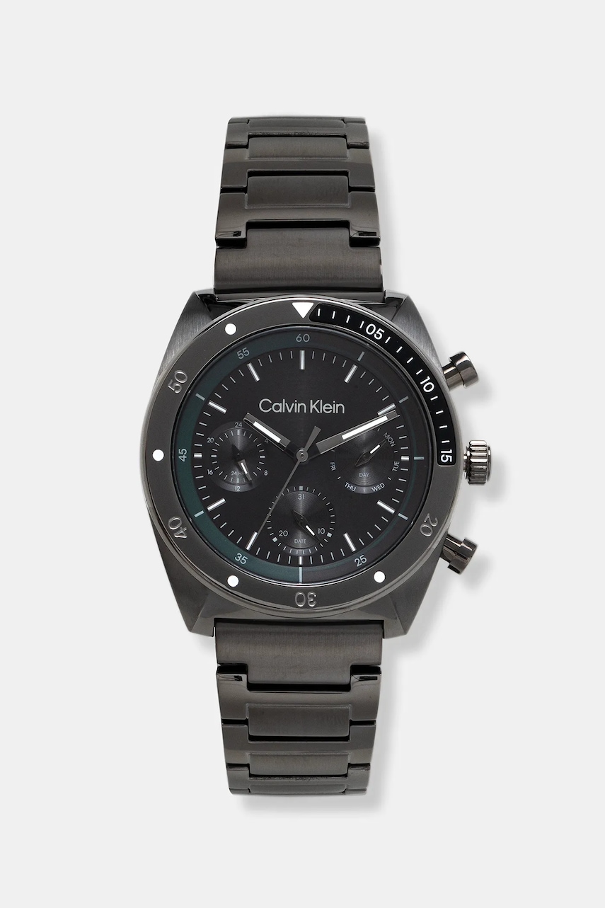 Hodinky Calvin Klein pánské, stříbrná barva, 25200466