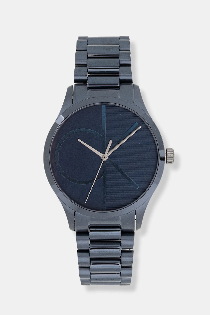 Hodinky Calvin Klein pánské, tmavomodrá barva, 25200166