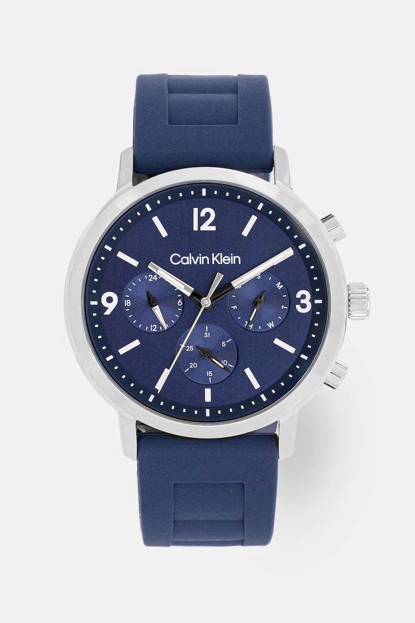 Levně Hodinky Calvin Klein pánské, tmavomodrá barva, 25200460