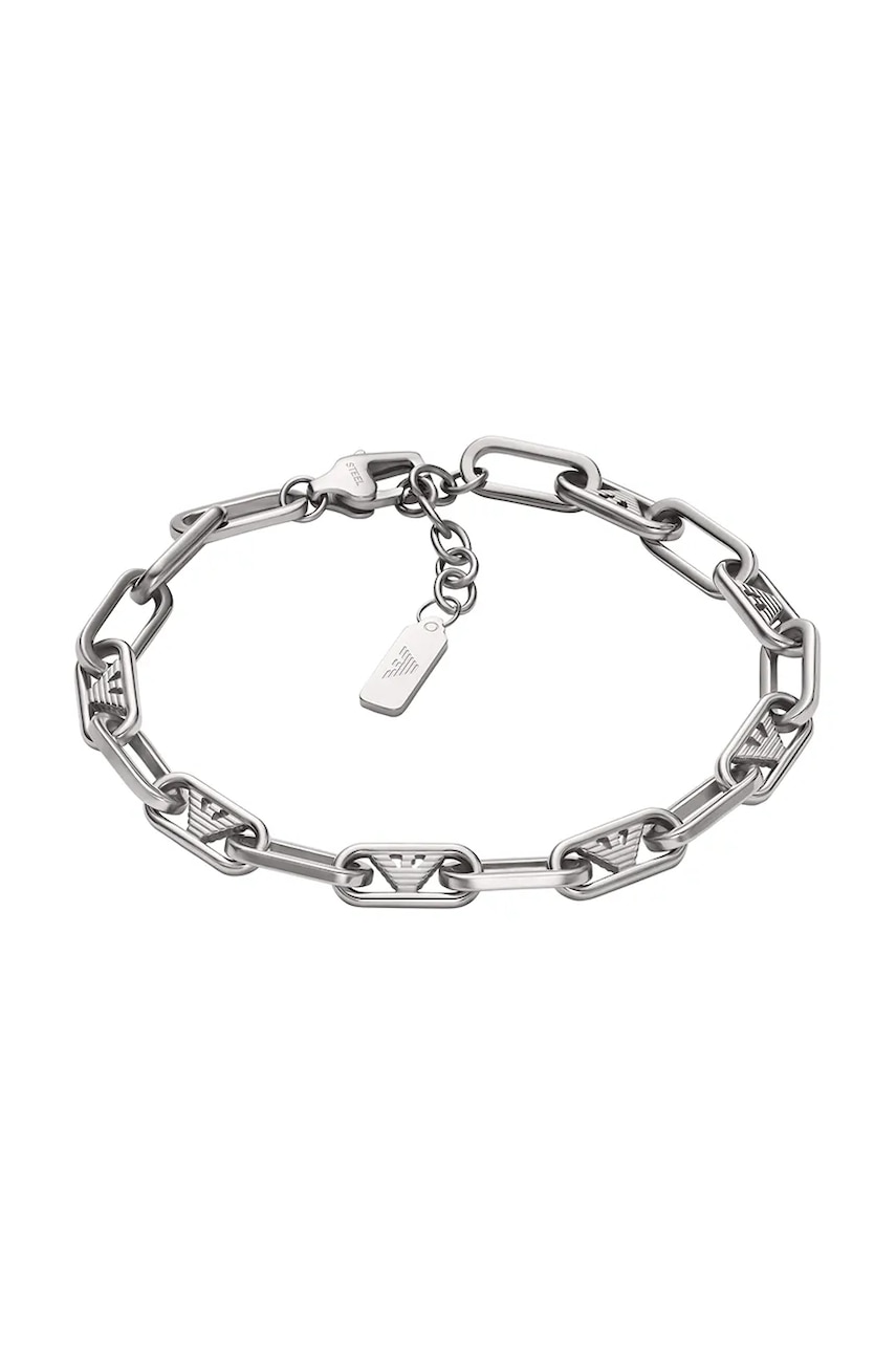 Levně Náramek Emporio Armani pánský, JF04918040