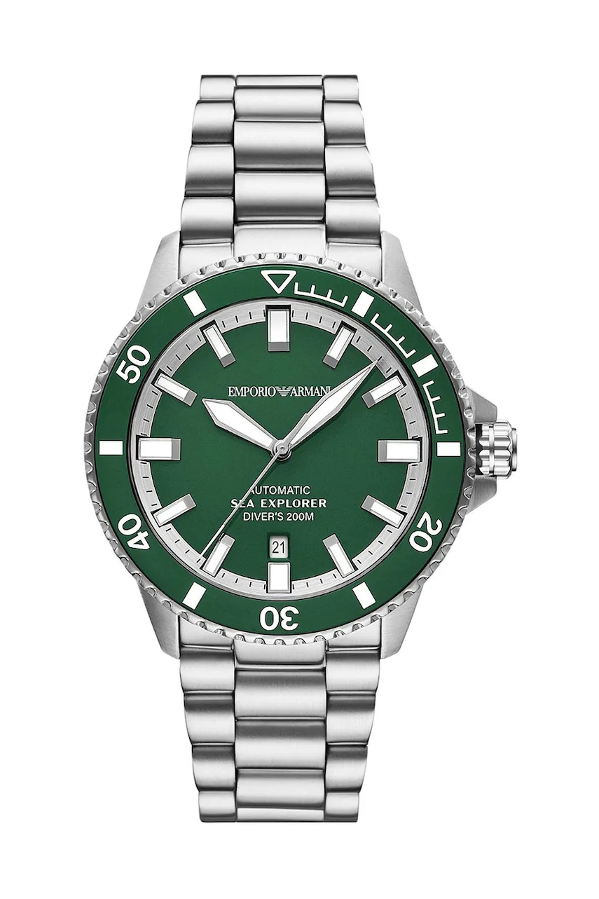 Hodinky Emporio Armani pánské, stříbrná barva, AR60088