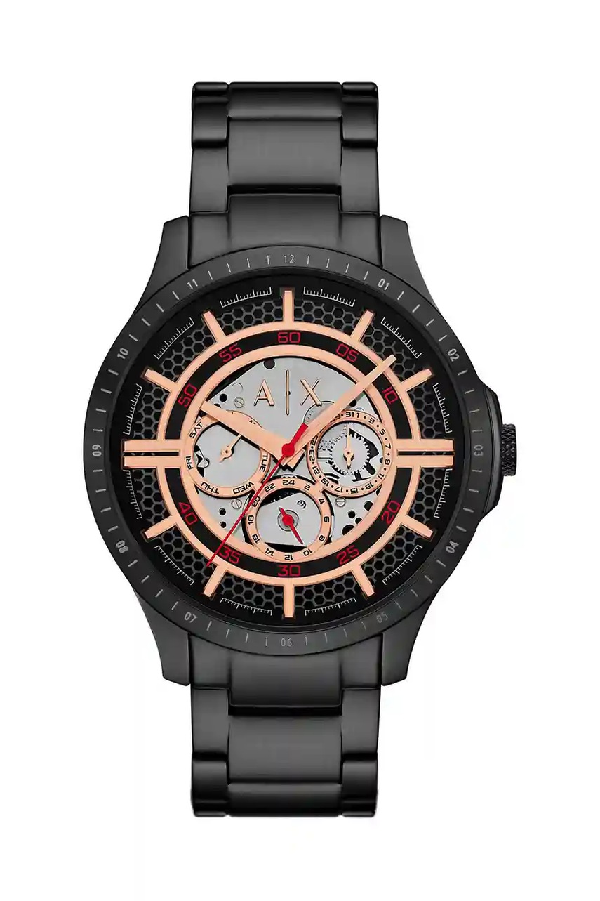 Armani Exchange ceas culoarea negru, AX2465