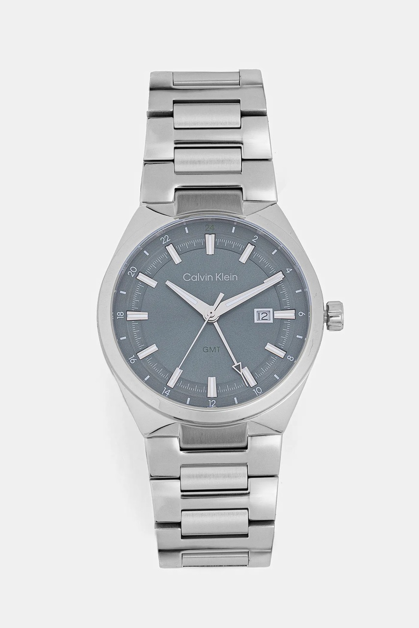 Levně Hodinky Calvin Klein pánské, stříbrná barva, 25200492