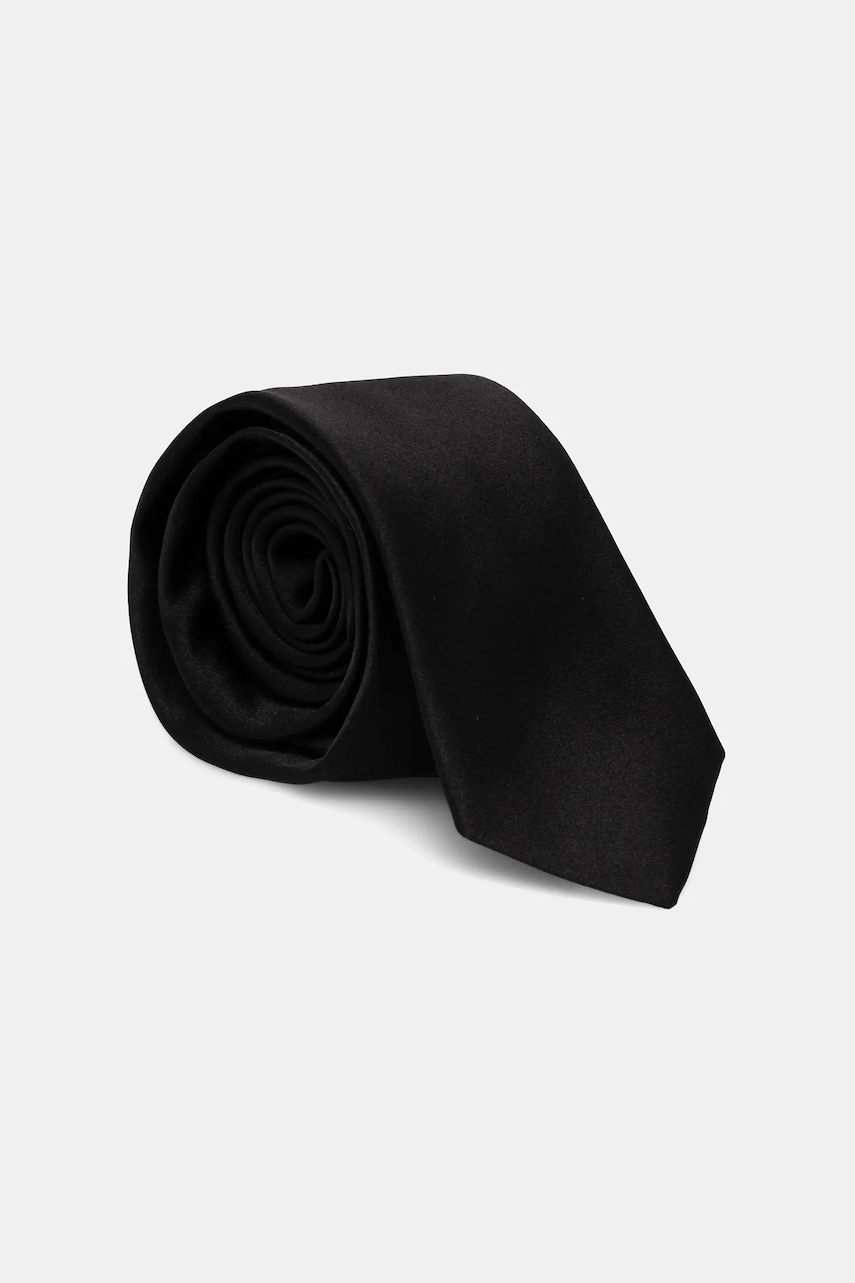 Karl Lagerfeld cravata de matase culoarea negru, 500198.805100