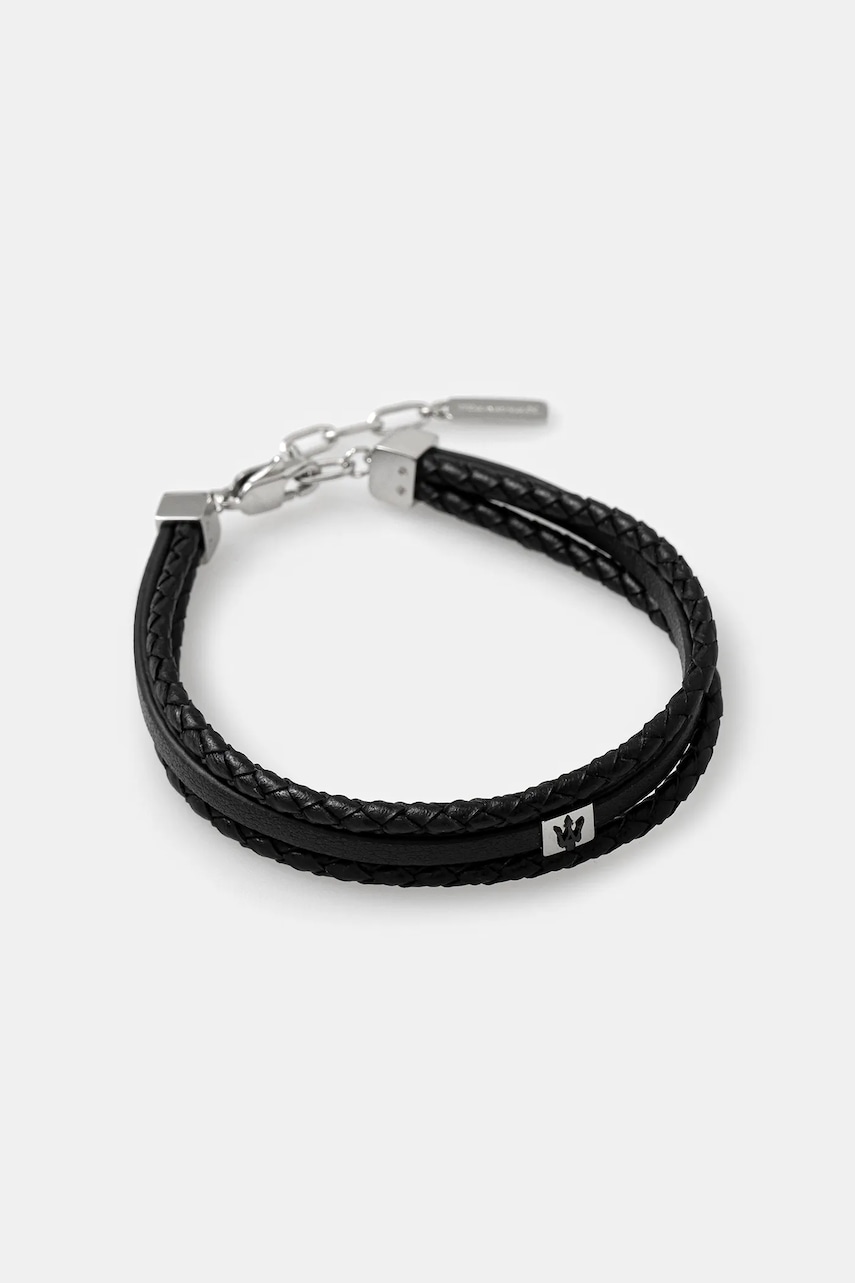 Maserati brățară de piele LEATHER