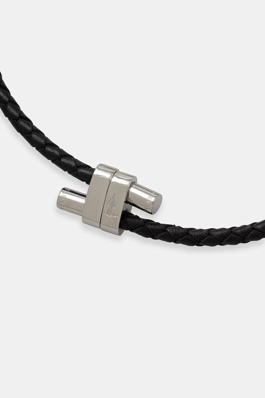 Trussardi náramek pánský z kůže T-LEATHER