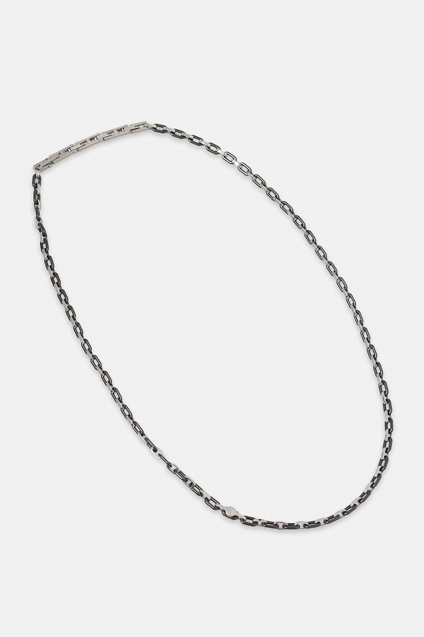 MASERATI colier pentru bărbați, din oțel inoxidabil și ceramică