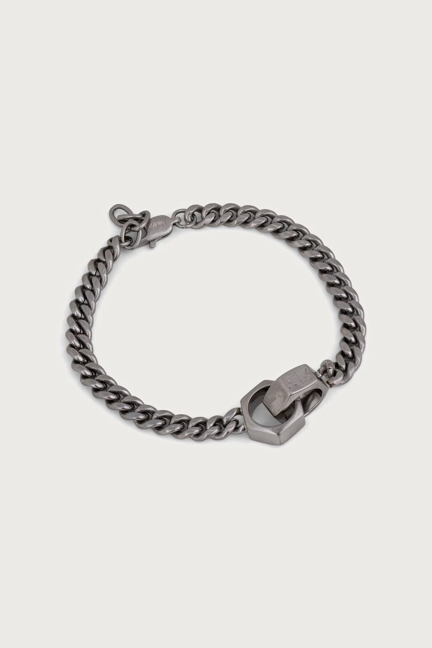 Armani Exchange narukvica za muškarce od nehrđajućeg čelika Classic