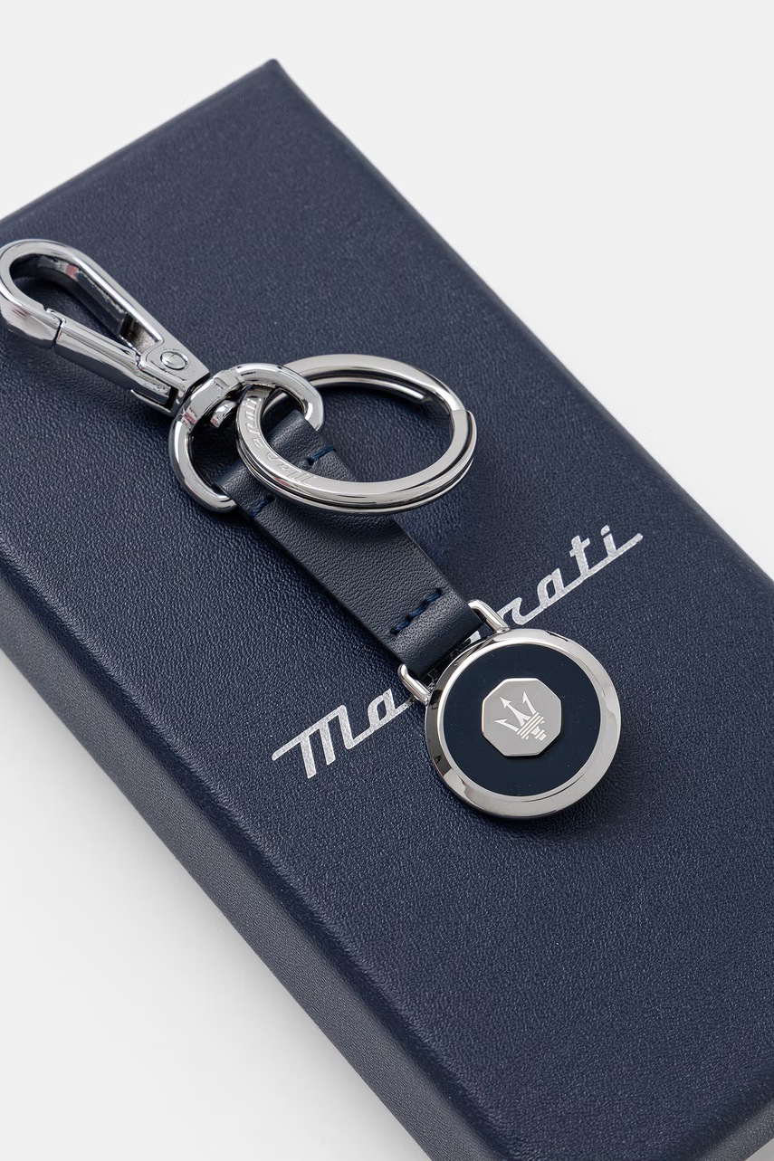 MASERATI μπρελόκ ανδρικό δερμάτινο φωτογραφία