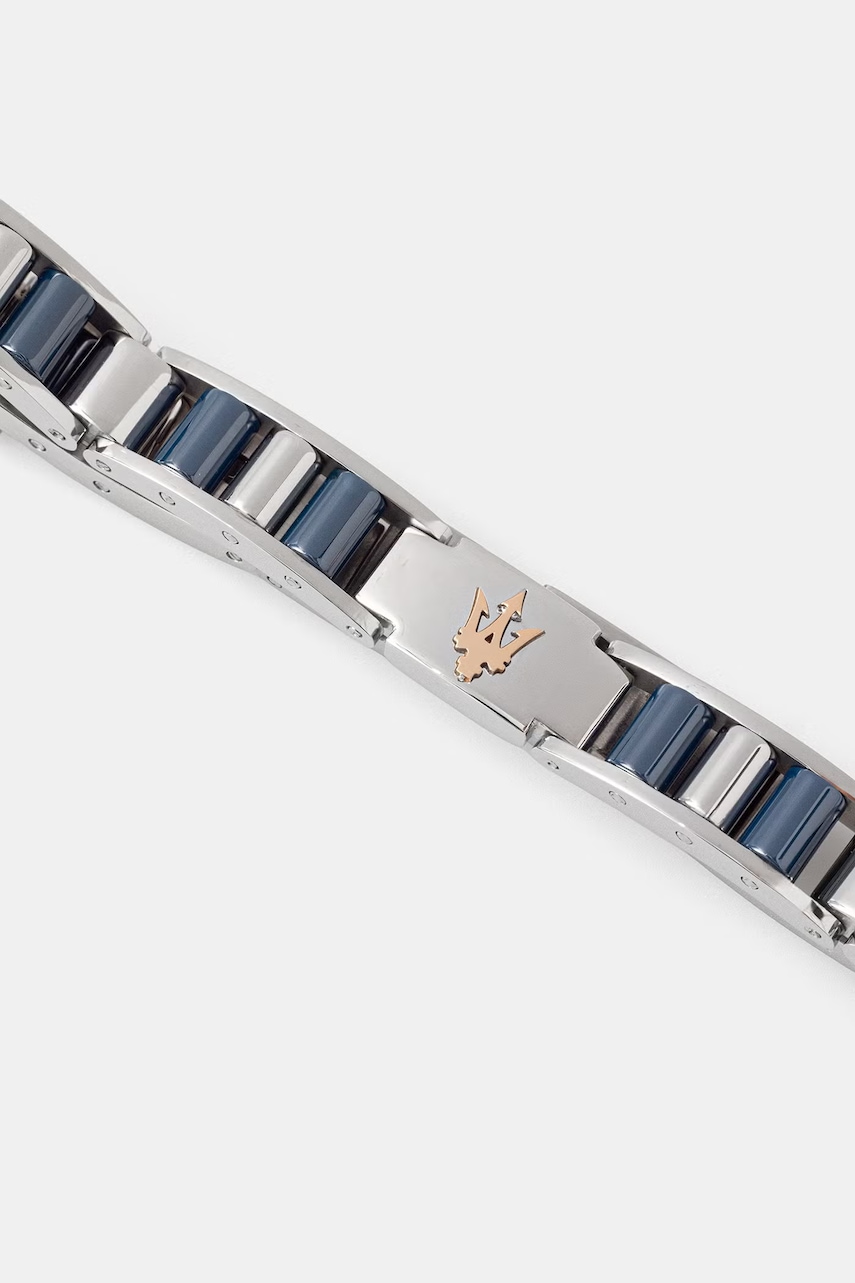 MASERATI náramok pánsky z nehrdzavejúcej ocele CERAMIC