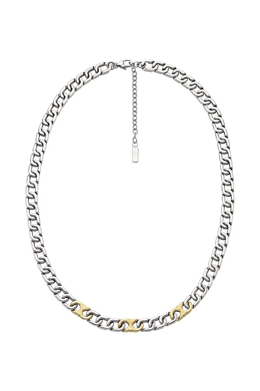 Emporio Armani colier pentru bărbați, din oțel inoxidabil Eagle Logo