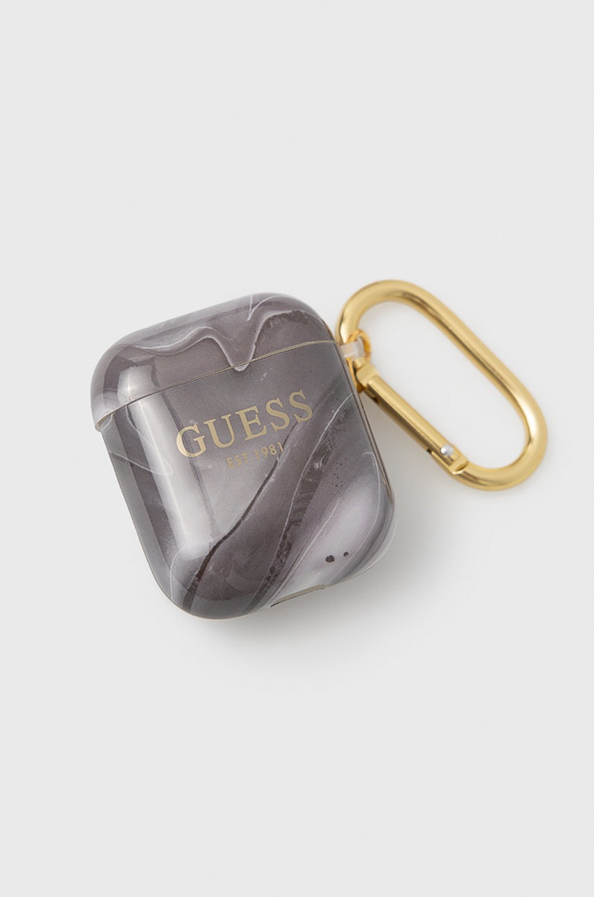 

Калъф за Airpods Guess в черно, Черен