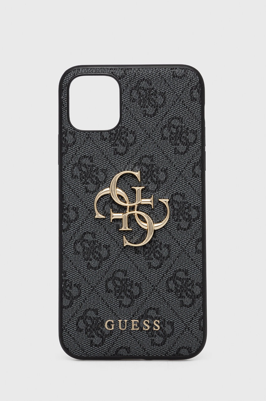 

Кейс за телефон Guess за iPhone 11 Pro Max в сиво, Сив