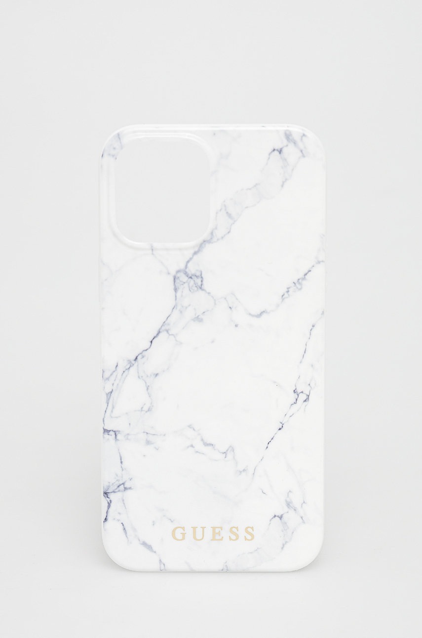 

Кейс за телефон Guess iPhone 12 Pro Max в бяло, Бял