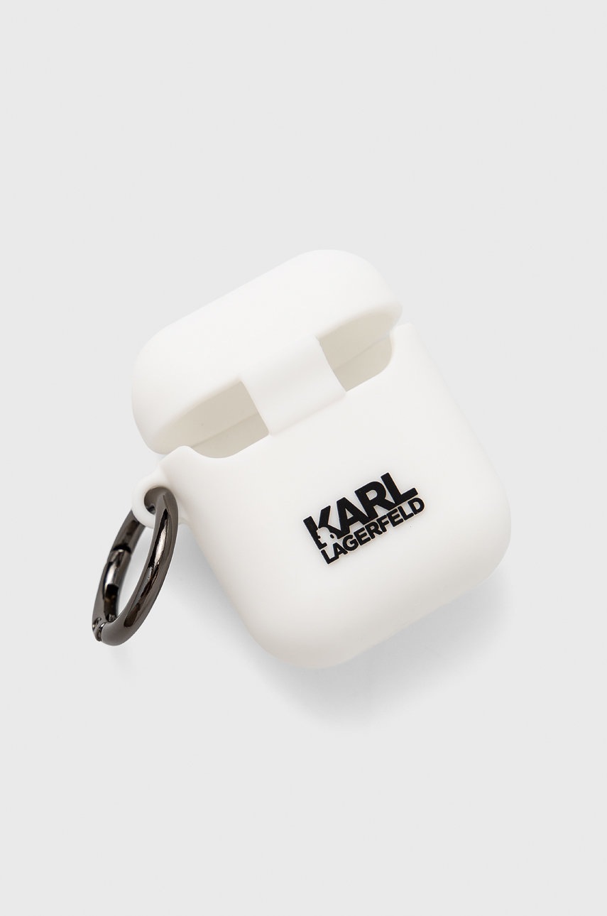 

Чехол на Airpods Karl Lagerfeld цвет белый