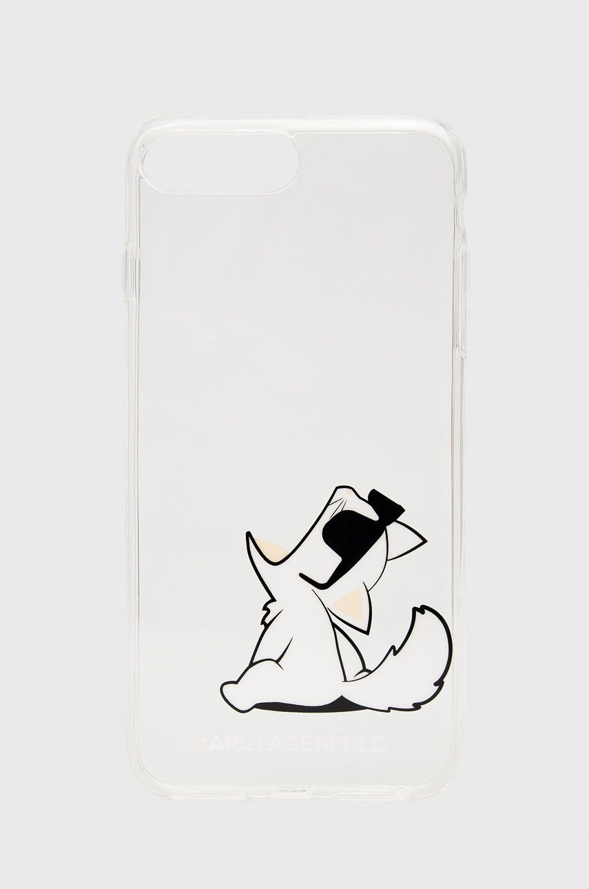 E-shop Obal na telefon Karl Lagerfeld průhledná barva iPhone 7/8/SE